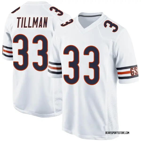 Chicago Bears Nike Game Road Jersey - White - Cole Kmet - Mens