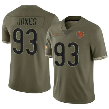 Justin Jones Men's Nike Navy Chicago Bears Vapor Untouchable Custom Elite Jersey