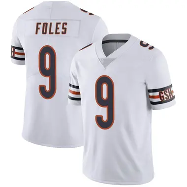 Men's Chicago Bears Nick Foles Nike White Game Jersey