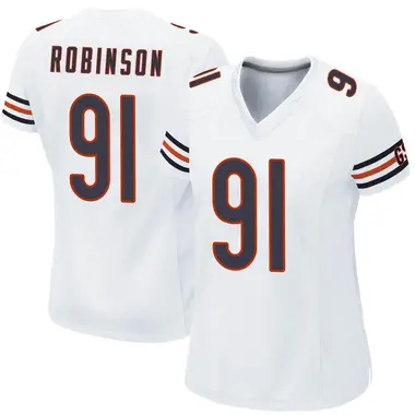 Top-selling Item] Chicago Bears Dominique Robinson 91 White Vapor Limited  3D Unisex Jersey